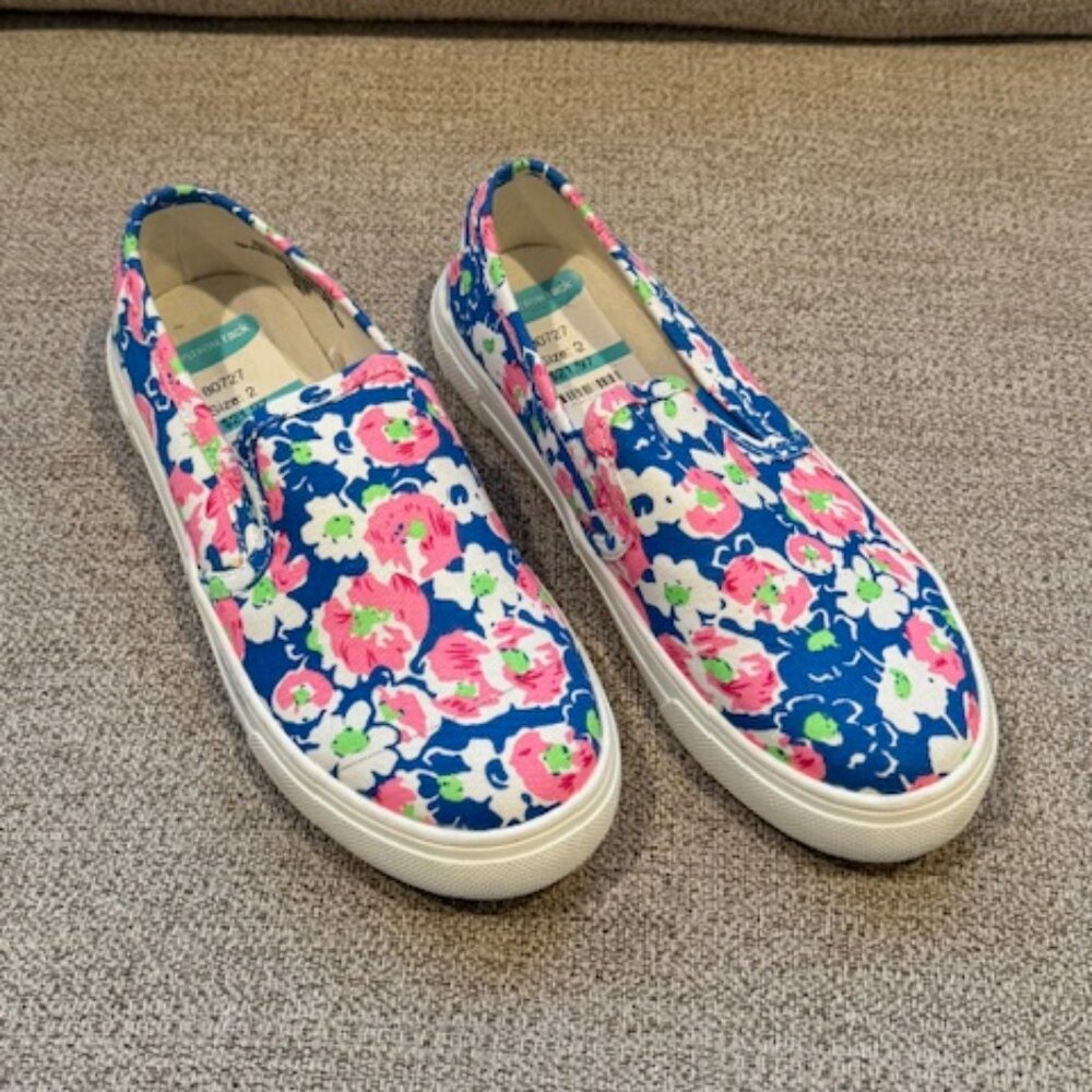 Blue, Pink, and White Slip-on Shoes - Size 2 Nordstrom Rack